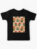 Desert Blooms Vibrant Cactus Garden Kids T-Shirt