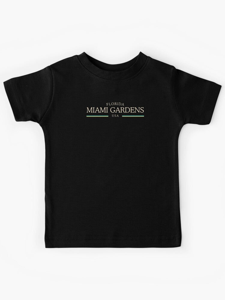 Miami Gardens Florida Heritage Midnight Kids T-Shirt