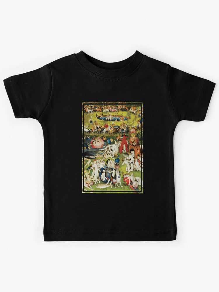 The Garden of Earthly Delights 6 by Hieronymus Bosch Kids T-Shirt