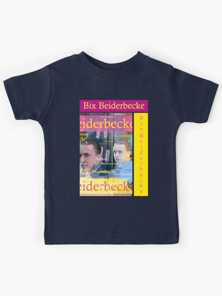 Bix Beiderbecke Portrait famous American musician Kids T-Shirt