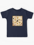 The Six of Cups Garden of Memories Golden Innocence Klimt Tarot Kids T-Shirt