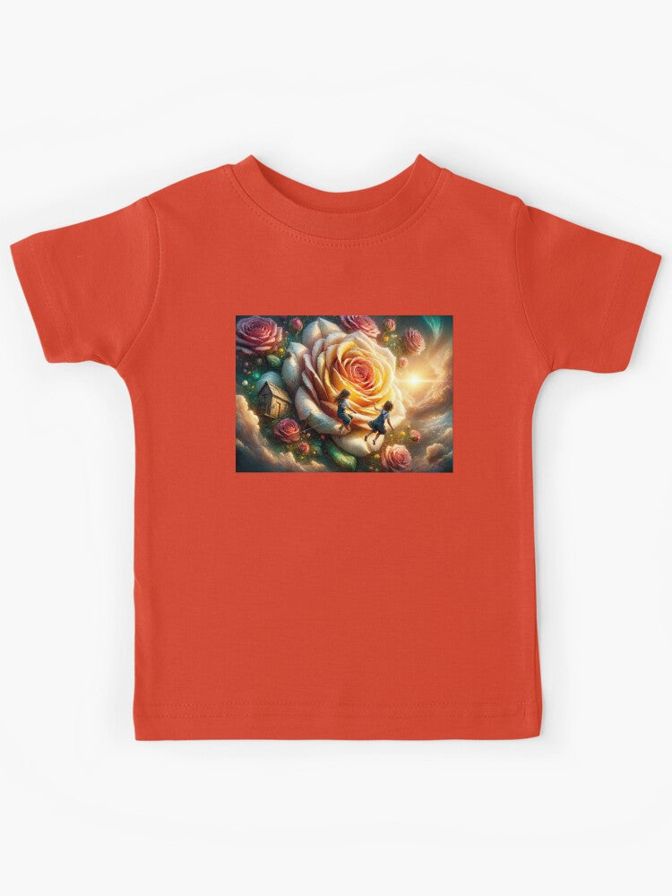 In the Garden of Large Roses Kids T-Shirt