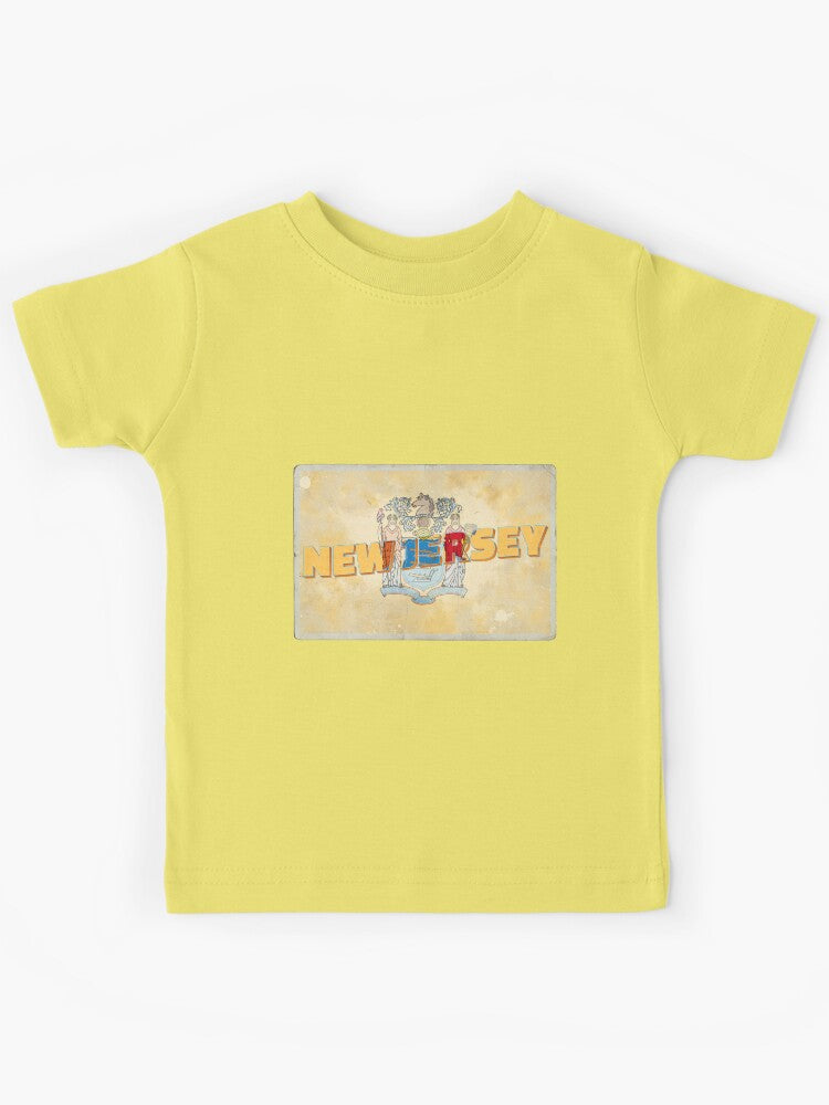 New Jersey vintage style retro souvenir Kids T-Shirt