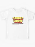 Garden Grove California Retro Stripes Kids T-Shirt