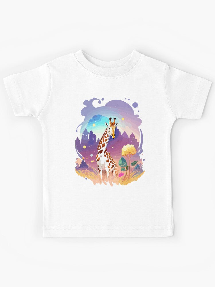 Curious giraffe Kids T-Shirt