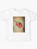 Vintage Red Roses Kids T-Shirt
