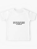 What did the late tomato say to the early tomato Ill ketch up Kids T-Shirt