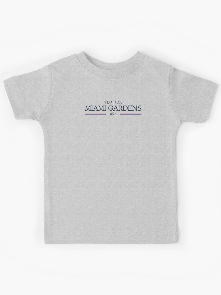 Miami Gardens Florida Heritage Classic Cream Kids T-Shirt