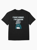 Star Quarterback I'm Starving Oversized T-Shirt