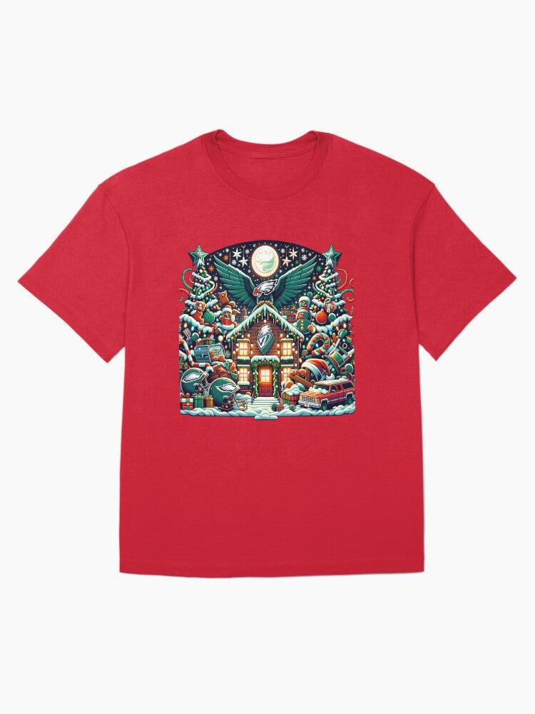 Football Team Christmas Oversized T-Shirt