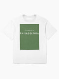 I'd Rather Be in Philadelphia Quote Oversized T-Shirt