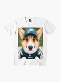 Philadelphia Football Team Corgi Mascot Premium T-Shirt