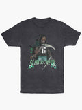 Vintage Philadelphia Football Team Helmet Design Wash T-Shirt