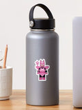Pink Fairy dark vigilante Lego Superhero Sticker