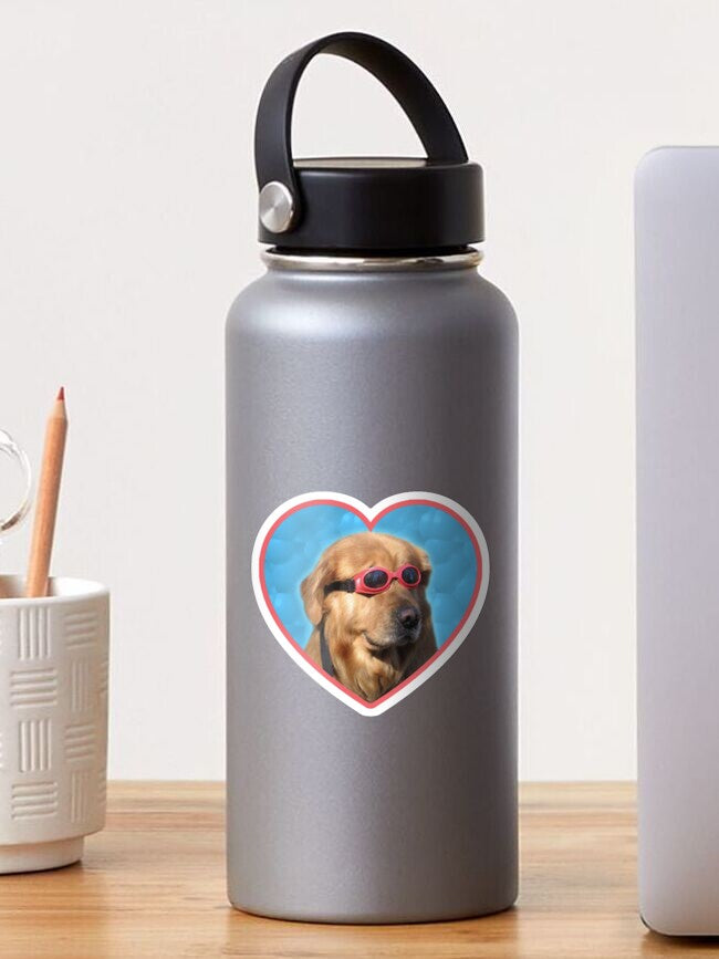 Doggo Stickers Swimmer Dog Sticker