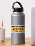New York License PLate Sticker