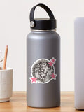mirrorball disco ball pink stars Sticker