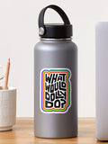 What Would Dolly Do Word Art Sticker
