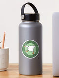 Certified Silly Goose Green Sticker