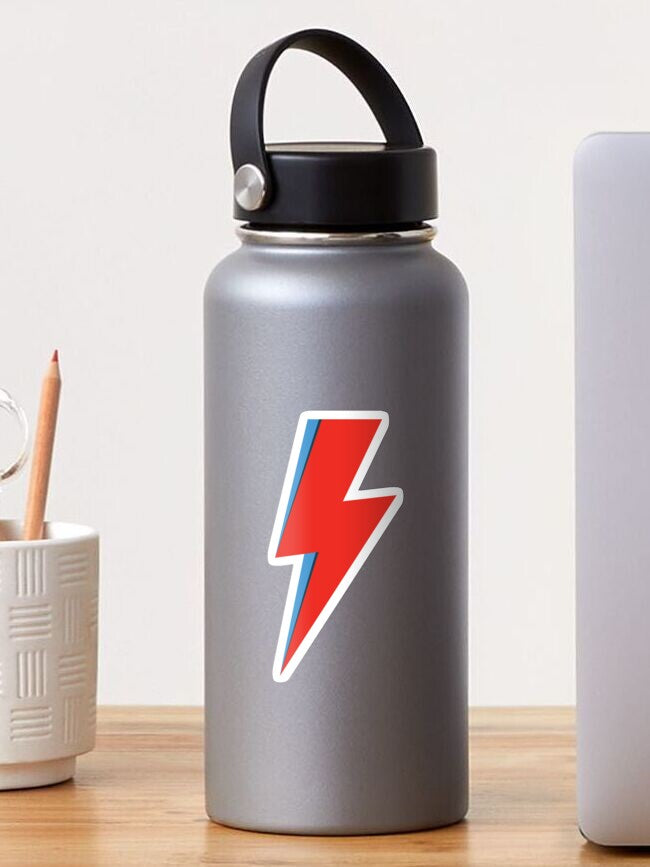 Ziggy Stardust David Bowie Lightning Bolt Sticker