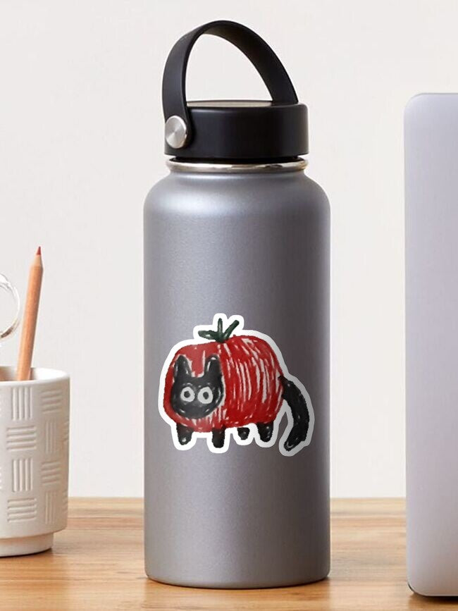 tomato cat Sticker