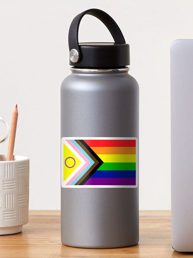 2021 Intersex-Inclusive Progress Pride Flag Sticker