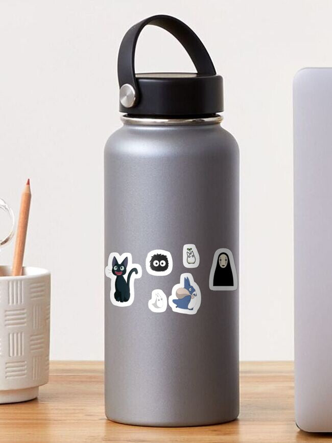 Studio Ghibli Sticker Pack Aesthetic Anime Vinyl Stickers Totoro Spirited Away Howl's Moving Castle Cute Waterproof
