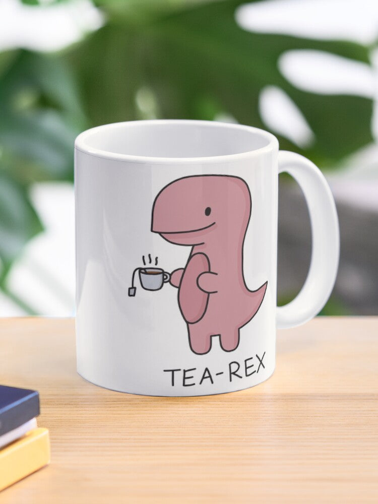 'Tea-Rex' Illustration Coffee Mug